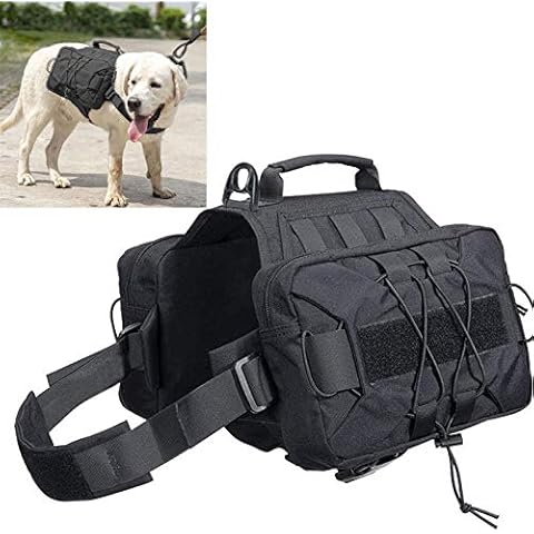 Mochila táctica para perros medianos y grandes PJDDP Cover