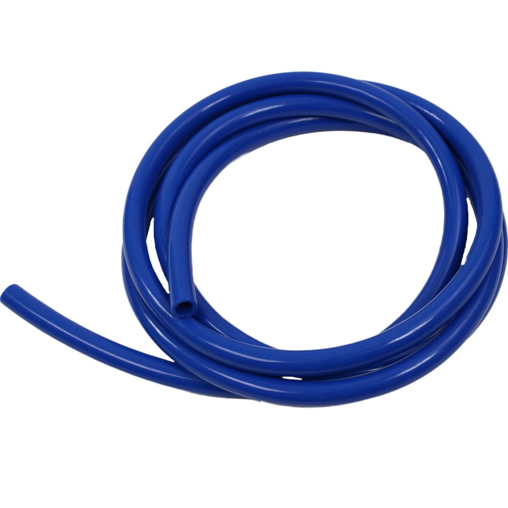 Lot de 2 tuyaux d'eau potable pour eau chaude et froide - 2,5 m - 10 x 2 mm - Pour camping-car, caravane, camping - Rouge et bleu