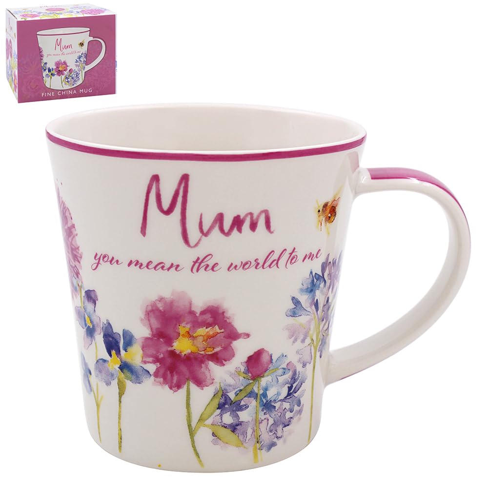 Lesser & Pavey Happy Mothers Day Gift Coffee Mug | Ceramic Coffee Mugs for Home or Work | Beautiful Happy Mothers Day Mug | Best Mum Mug for Tea and Coffee