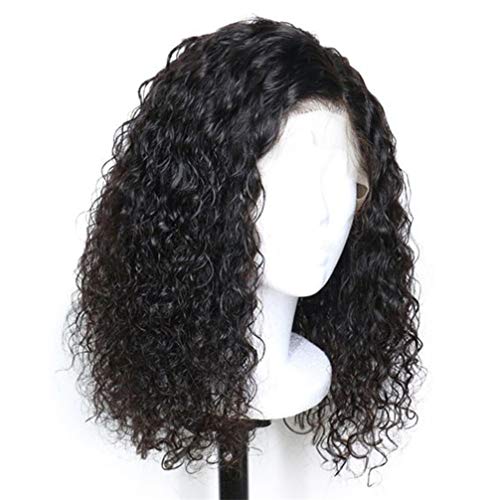 Perruque Glueless lace front résistante à la chaleur et vagues naturelles
