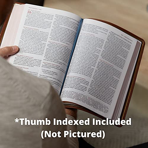 Image of NKJV, Thinline Reference Bible, Large Print, Leathersoft, Black, Thumb Indexed, Red Letter, Comfort Print: Holy Bible, New King James Version