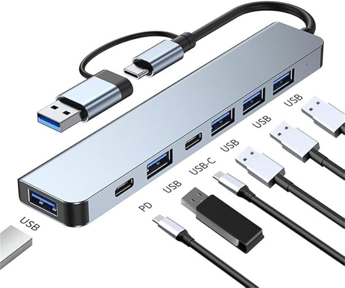 Hub USB 3.0 a HDMI, Ethernet, Docking Station para Laptop miniatura 2
