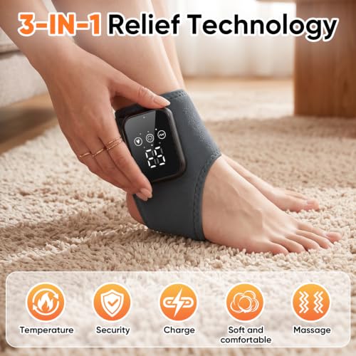2PCS Foot Renew Massager for Neuropathy 3 in 1 Cordless and Portable Foot and Ankle Massag - image 4
