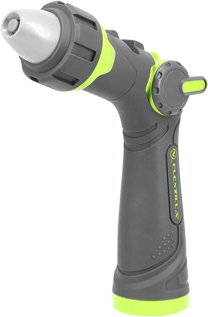 Heavy Duty Twist Action Adjustable Flow Garden Hose Nozzle Sprayer with Easy Twist Control & Durable Design
