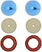 33-Piece Mask Replacement Parts Kit Compatible with 6000 Series, Silicone Inhalation Valves 6893, Port Gaskets 6895, Valve Replacements 6889 for Half and Full Face