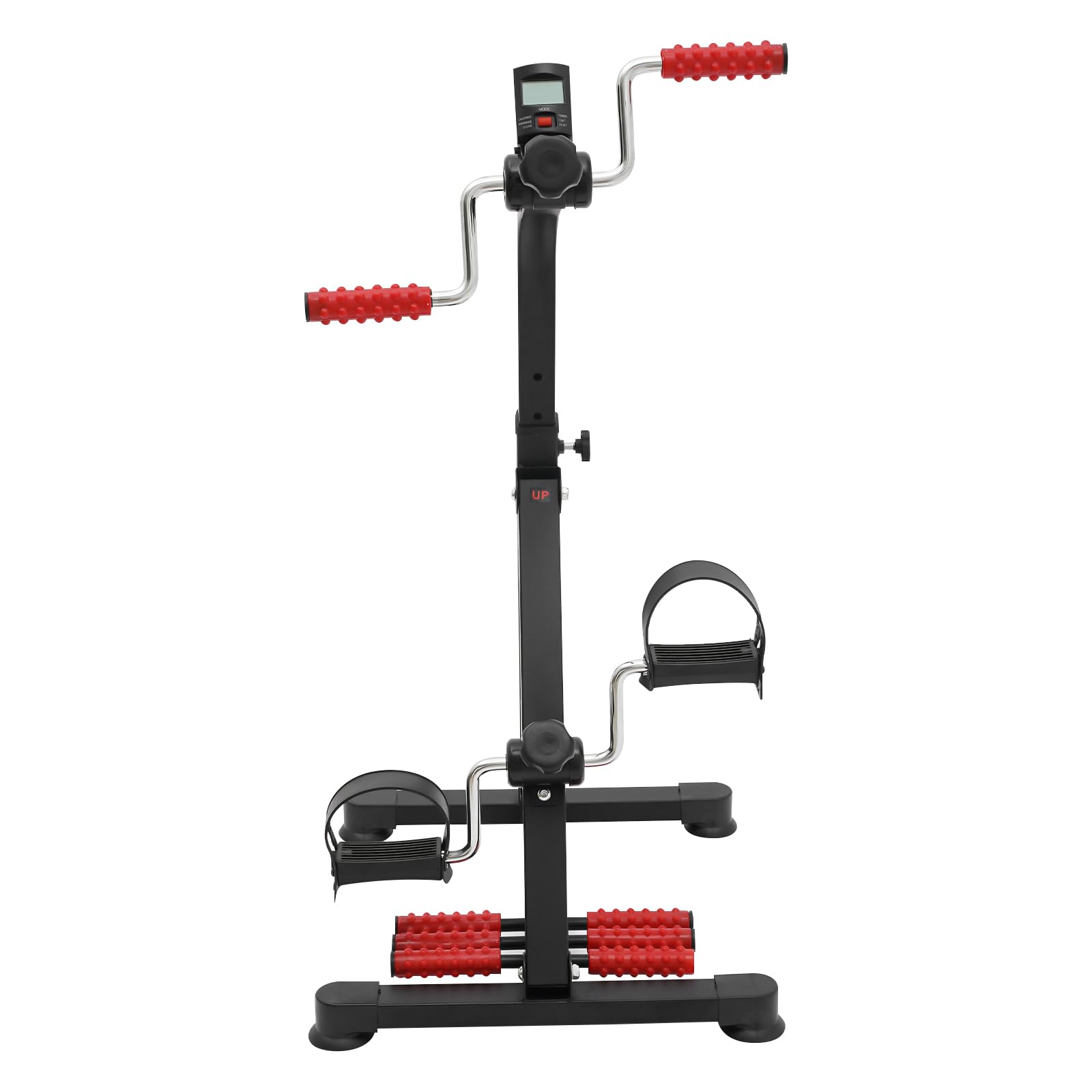Rower domowy, antypoślizgowy, 120 kg, LCD, z uchwytem do masażu i cokołem, pedałem, wysokość oporu, regulowany rower spinningowy, do wnętrz, spalania tłuszczu, trener nóg