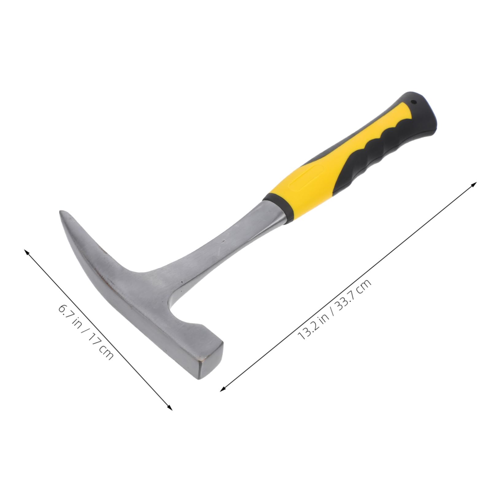 POPETPOP Martillo Geológico Mango Antideslizante Herramienta Multifuncional Para Exploración y Actividades Al Aire Diseño De Cabeza Flecha Para Mayor Precisión y Eficiencia