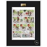 Cette affiche offset d'art dérivée de la bande dessinée de Gaston Lagaffe par Franquin est imprimée sur un papier d'art Conquéror Connoisseur 100% coton / 315g. Chaque exemplaire est encadré dans une Marie-Louise noire ornée d’une plaque en étain Akimoff. Edition limitée et numérotée à 99 exemplaires. Dimensions: 30x40cm. Les otaries.