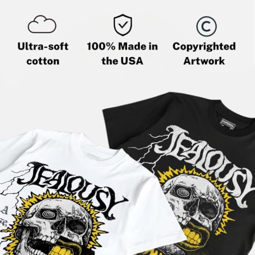 Image of DopeSkill Halloween Graphic Tee Streetwear Hip Hop Hypebeast Unisex T-Shirt Sneaker Colour Matching Shirts Spooky Graphic