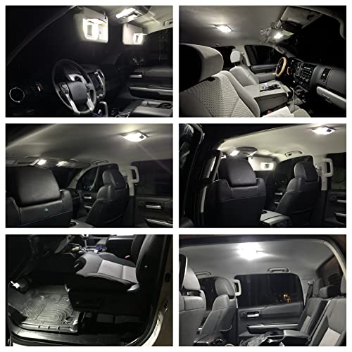Kit de 17 Lámparas LED blancas interiores para Dodge Durango miniatura 4