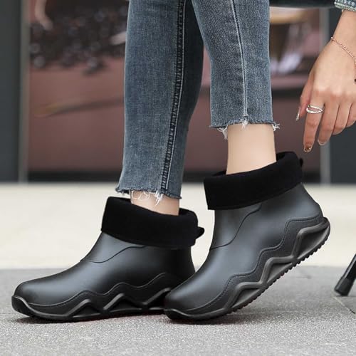 Bottines de pluie homme avec semelle antidérapante résistante à l'eau - 3