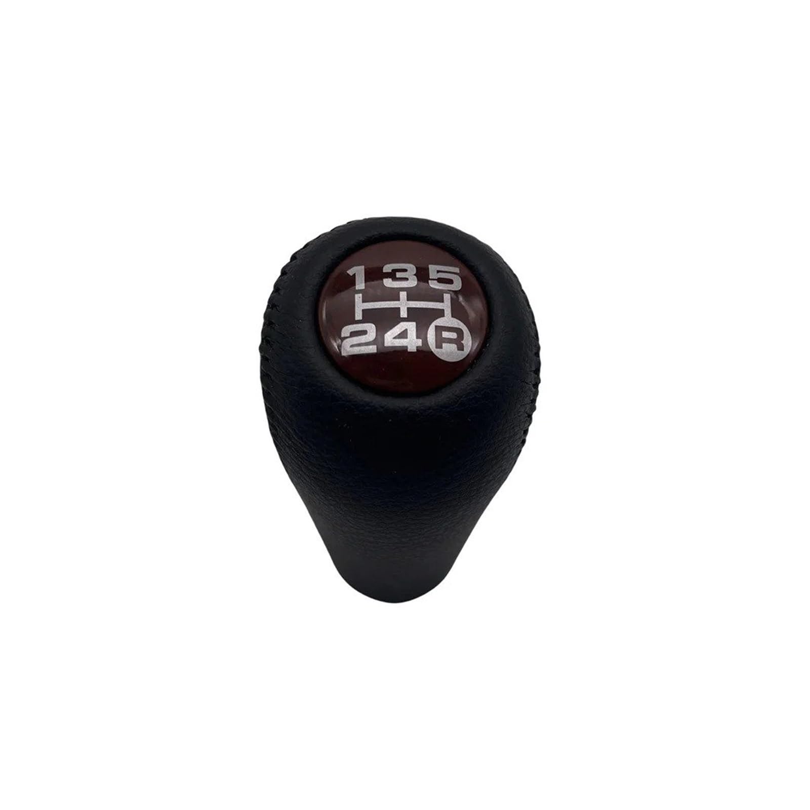 Sauanmnktp Brown Type1 Gearshift Knob For Toyota Prado Lc120 2003-2009 5 Speed Gear Shift Knob Car Manual Transmission Leather