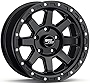 RockTrix RT116 17 inch Wheel Compatible with Jeep Wrangler JK JL 17x9 5x5 Wheels (+12mm Offset, 5.5in Backspace) 5x5 PCD, 71.5mm Bore, Black, Also fits Commander Grand Cherokee Gladiator JT Rims