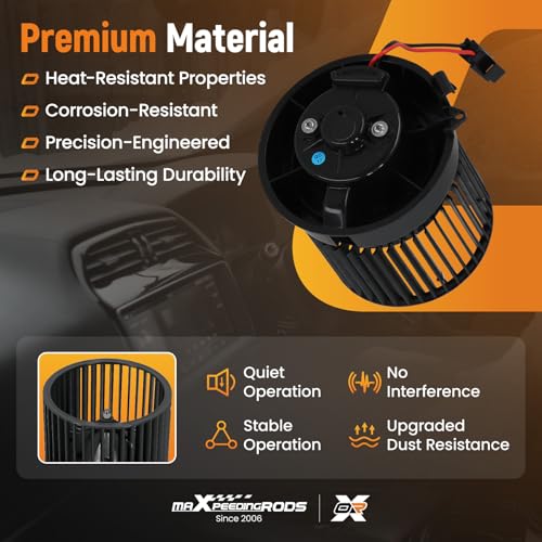 Image of maXpeedingrods 700323 AC Heater Blower Motor Fits for Nissan Rogue L3 1.5L 2021-2022 L4 2.0L 2017-2019 L4 2.5L 2014-2021, for Nissan Rogue Sport L4 2.0L 2017-2022# 27226-4BU0A BM10019C PM4857