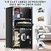 5.8 Cuft Biometric Depository Drop Safe for Business, Heavy Duty Fingerprint Safe Box with Quick Place Drop Slot, Digital Keypad and Spare Key, Drop Safes for Business Retail Mail Church