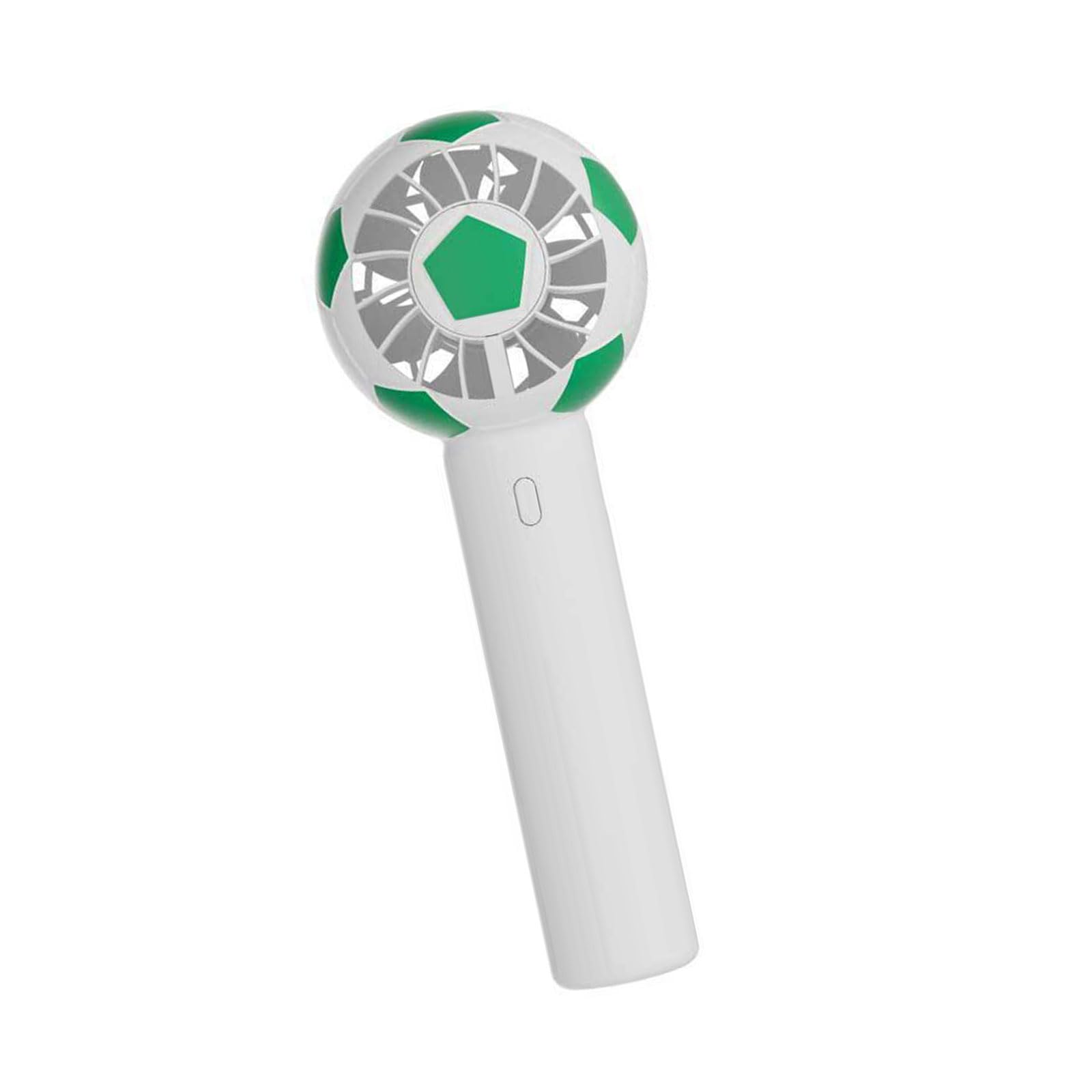Tsophreniq Rechargeable Soccer Inspired Hand Fan with Long Lasting Energy Source Compact Size Ventilation Maker for Gatherings Strong Wind Handheld Fan