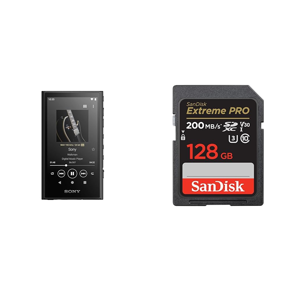 Sony Walkman NW-A306 Touchscreen MP3 Player - 32GB, Black