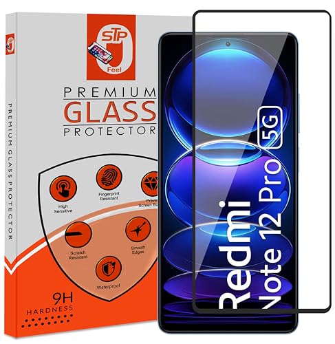 Image of STP FEEL Premium Tempered Glass Screen Protector Compatible For Realme Narzo 70 Pro 5G /Redmi Note 12 Pro 5G /Redmi Note 12 Pro+ Plus 5G Cellphone(6.67In,Pack Of 1)|Edge To Edge Full Protection.