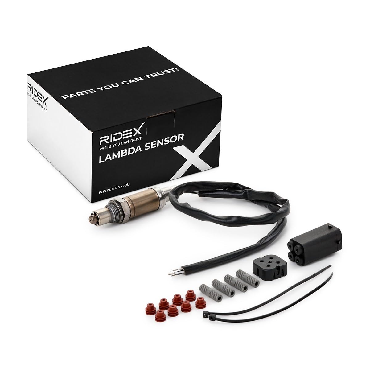 RIDEX 3922L0226 Sonda lambda con connettore a compressione con serracavo senza spina/cappuccio Compatibilità con PEUGEOT 206 2 volumi/Coda spiovente 2A/C