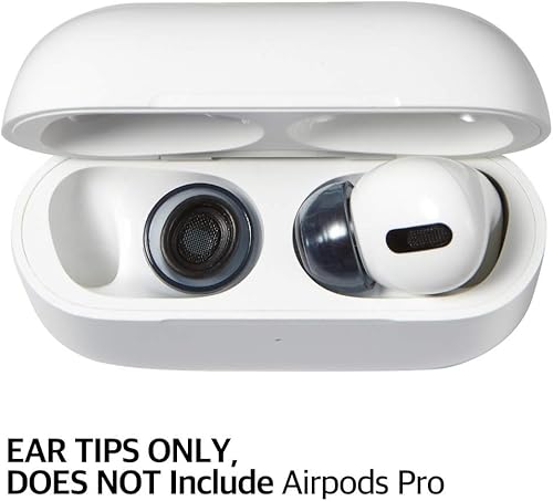 Miniatura 8 de AZLA XELASTEC para Airpods Pro de 1 y 2 generación (M) - Reemplazo de la punta de los auriculares Airpod Pro - Puntas para Airpod Pro con silicona