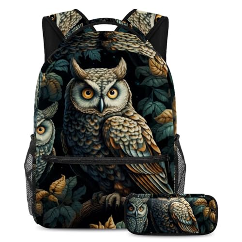 Sac à dos hibou Animal Art Owl 75 grand volume fini le manque de place