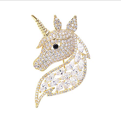 ZSLSY Broche Lindo Traje De Broche De Unicornio Conjunto