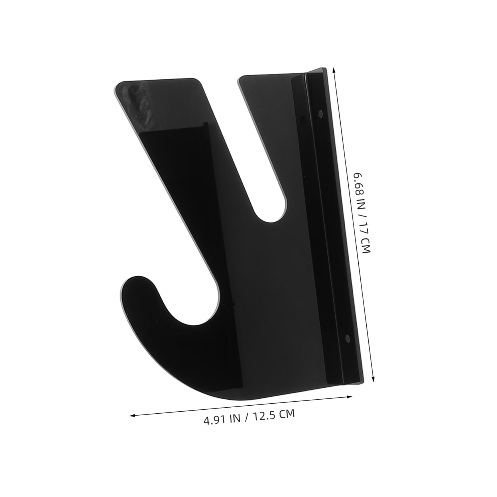 Sosoport Skateboard Wall Mounts 1 Set Acrylic Skateboard Display Stand for Home