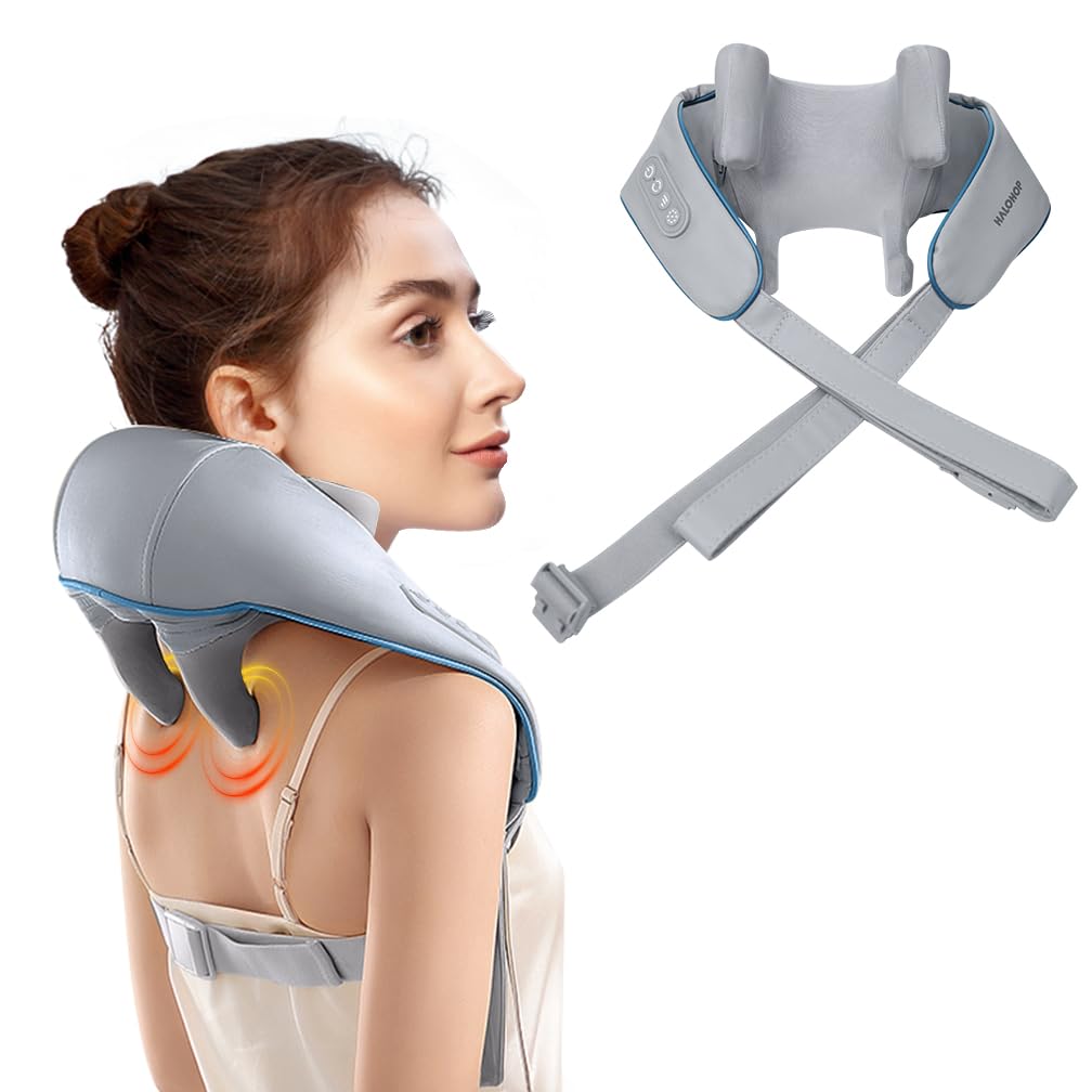 Halohop Neck and Back Massager, Neck Massager with Heating, Body Massager for Body Aches and Pains Relief, Electric Wearable 5D Cervical Neck Massager for Neck, Back, Shoulders, Waist and Legs. (B0D73CKR85) Amazon Price History, Amazon Price Tracker