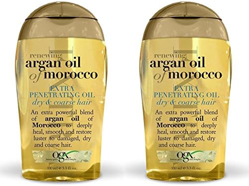 OGX Renewing Argan Oil of Morocco Extra Strength Penetrating Oil Dry, Coarse Hair (Pack of 2)