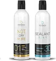 Progressiva Sem Formol Borabella Selagem 3D - Alisamento Potente, Redução de Volume e Brilho Espelhado - Kit 350ml + Shampoo Antirresíduos
