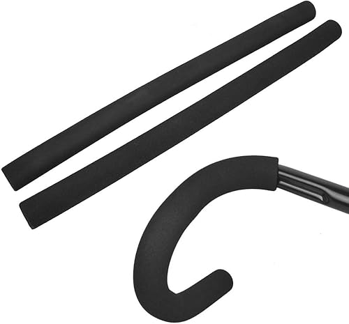 Miniatura 7 de Funda de agarre para manillar de bicicleta, empuñaduras de espuma, ergonómicas duraderas, negras, suaves, de espuma, para bicicleta, para adultos,