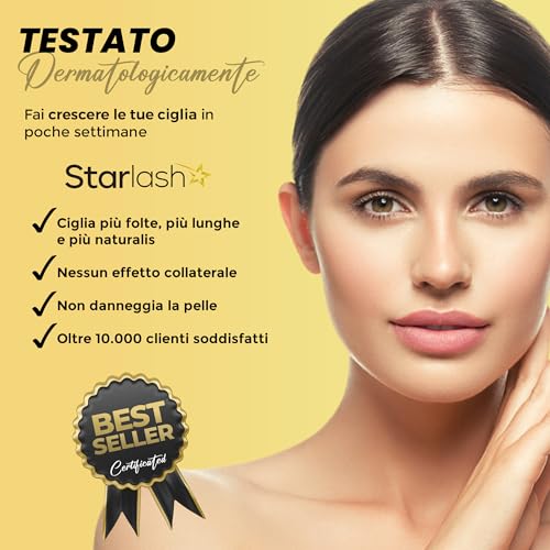 STARLASH Serum crece Pestañas 3ml - Largas y Fuertes - 30 Días - Crecimiento Pestañas y Cejas - Tratamiento Eyelash Growth Serum para Pestañas con más Densidad - 3ml - imagen 8