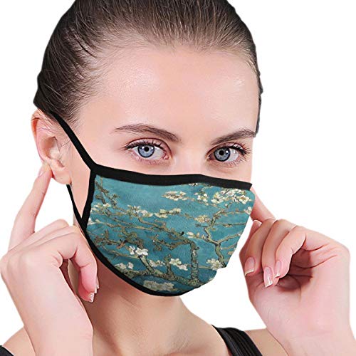 Preisvergleich Produktbild Unisex Gesichtsmaske, wiederverwendbar, Anti-Staub-Maske Van Gogh Artisoo Ölgemälde Mandelblüten Radfahren waschbar Anti-Beschlag-Maske Outdoor Reise Mundmaske