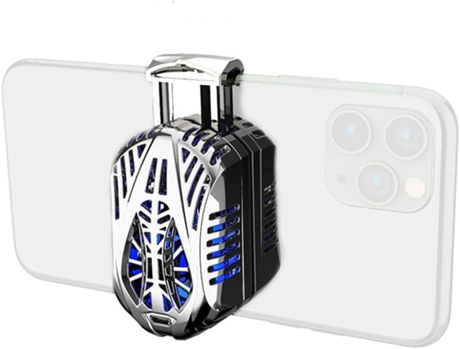 Universal Phone Cooler Cooling Fan Smartphones Radiator Holder Drop Temperature Case Cold Wind Handle Fan Radiator(D)