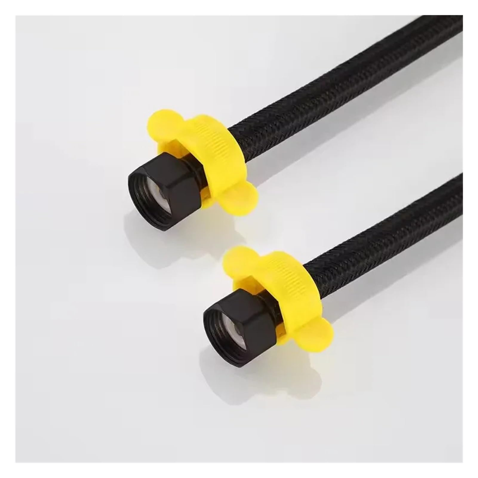 Manguera De Entrada Agua Nailon Negro G1/2 ", Grifo, Calentador, Conexión For Inodoro, Cocina, Baño, Todos Los Tubos(B,80cm)