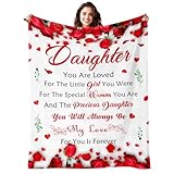 Daughter Gifts from Mom Dad - Daughter Birthday Gifts - Gift for Adult Daughters Unique - Gift for Daughters on Graduation Wedding Day & Christmas & Mothers Day - to My Daughter's Blanket 50'X60'