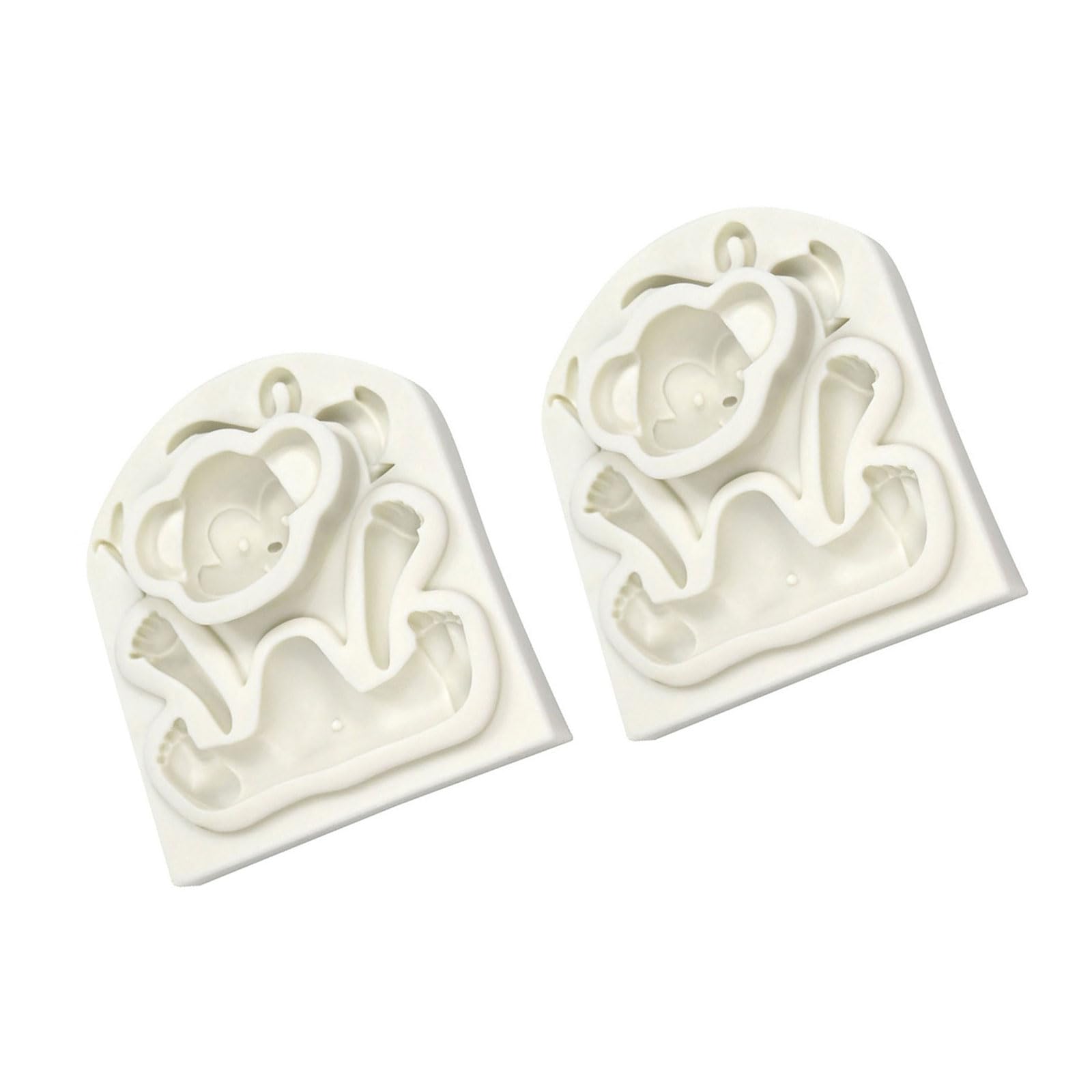 HGENAHGTF Of 2 Silicone Molds Chocolate Animal Shape Silicone Baking Dessert Cake Chocolate for Cake Candy Making Supplies