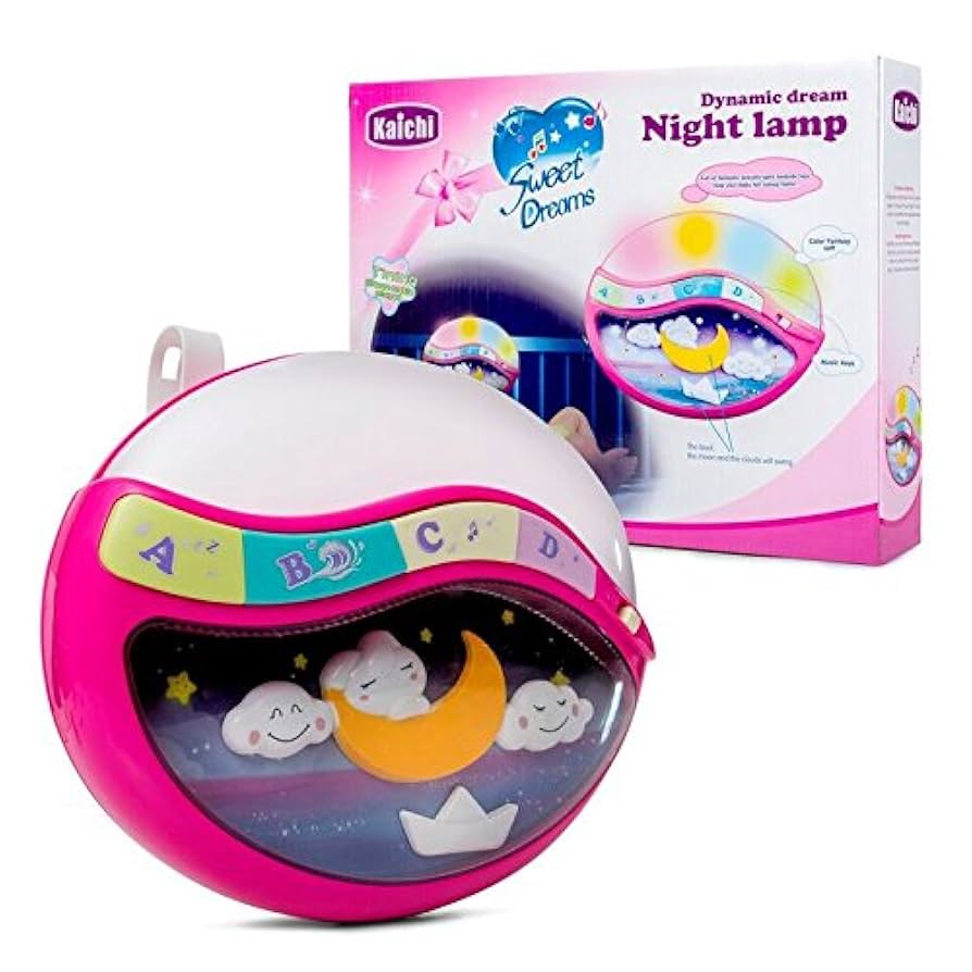 Amazon.com : Play Baby Toys Magic Sleep Through The Night Soother Baby Crib  Clip In Night Lamp With Multiple Melodies To Put Your Baby To Sleep, In Pink  : Baby