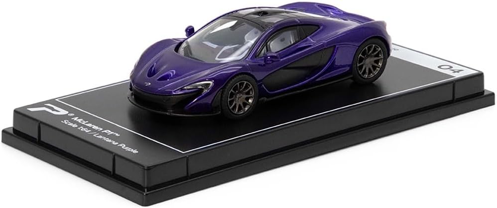 PosterCars - 1:64 Scale McLaren P1 Lantana Purple Hypercar League Collection No.4