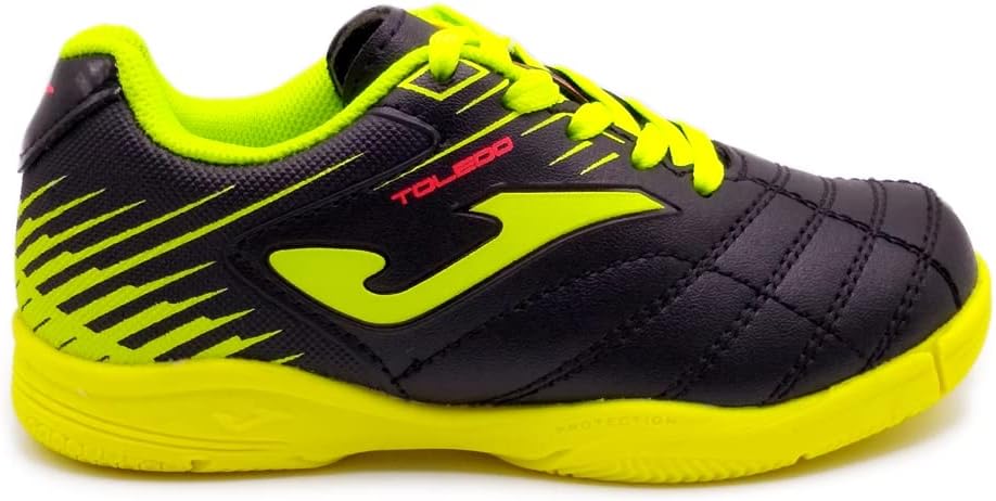 Joma Toledo Junior Indoor Soccer Shoes – Kids Indoor Soccer Cleats for Futsal & Gym Courts – Lightweight, Durable Youth Football Shoes with Non-Marking Sole & Supportive Fit