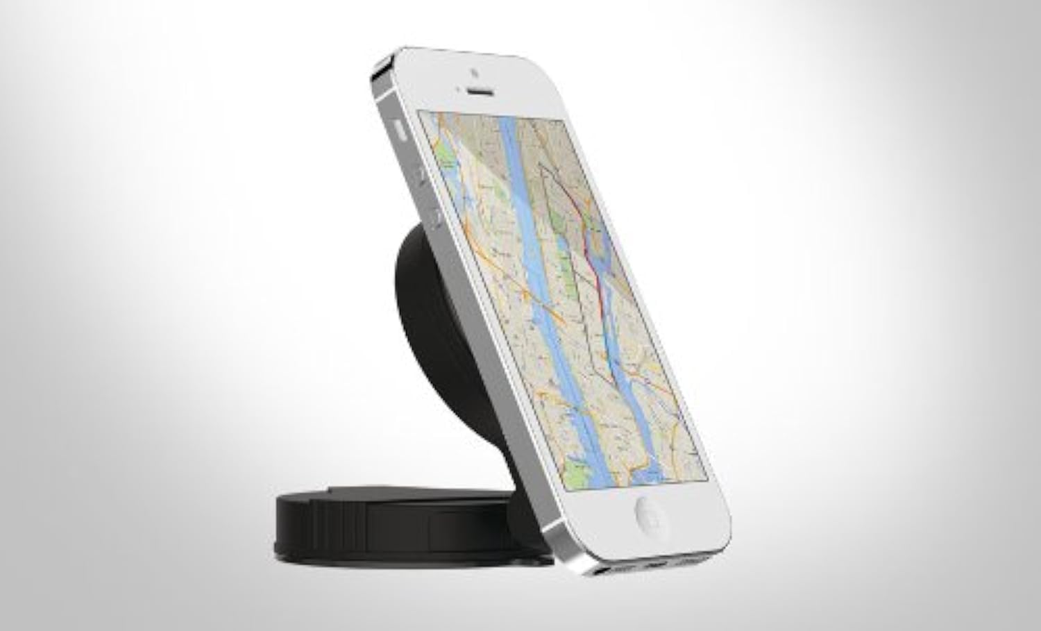 Suction Mount Universal Dashboard Windshield Car Mount for Smart Phones - Retail Packaging - Black