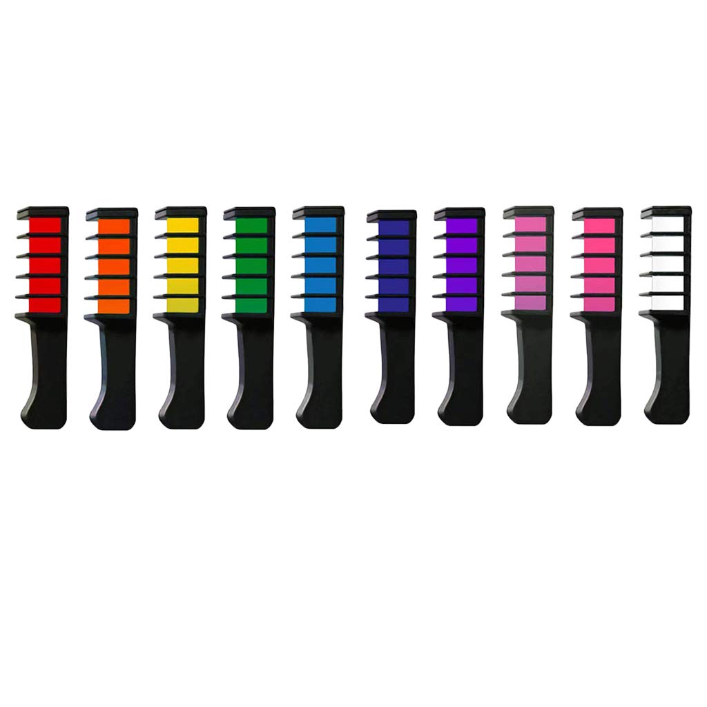 harayaa 20Pcs Multicolored Temporary Disposable Hair Chalk-Washable Hair Color Safe