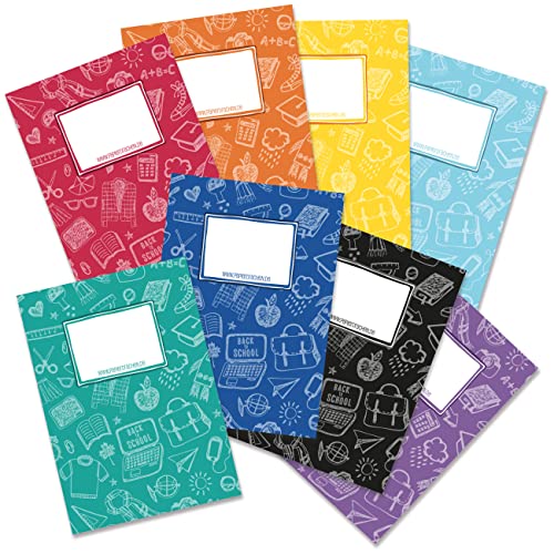 Papierdrachen 8 hochwertige Heftumschläge aus Papier für Kinder...