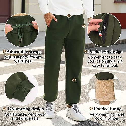 Pantalon D'hiver Homme Imperméable Et Doublé Polaire - Randonnée, Travail, Extérieur - Taille élastique - 7