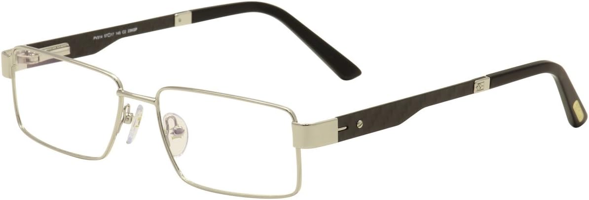 Paul Vosheront Lunettes Eyeglasses PV314 PV/314 C2 Silver Optical Frame 57mm