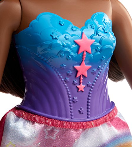 Muñeca Barbie Dreamtopia Princesa Rainbow Cove, Morena miniatura 3