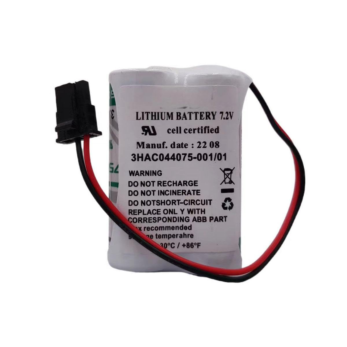 Amazon.com: 3HAC044075-001/01 7.2V SMB Battery for ABB Robot CPU