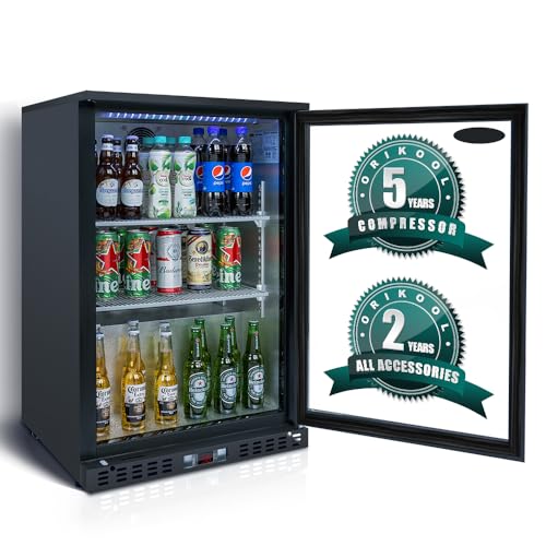 Commercial Beverage Refrigerator, 480 Can Counter Height Back Bar Cooler with 3 Glass Sliding Doors for Beer, Soda, Drinks, Mini Drink Fridge, Perfect for Bar,Home,Office, 11.3 Cu.Ft, Black