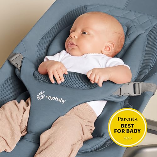 Image of Ergobaby Evolve 3-in-1 Bouncer Seat for Babies and Toddlers 5.5-25 lbs