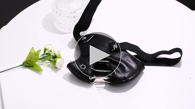 Amazon.com: Aroncent Half Face Masquerade Mask: Cosplay PU